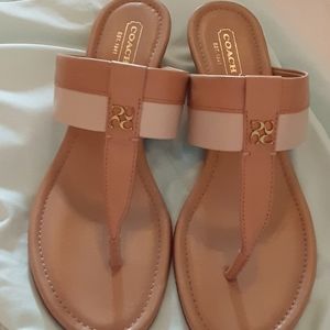 Coach wedge sandals.